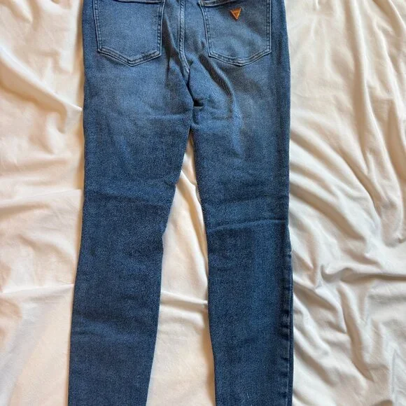 Guess Los Angeles Distressed Skinny Jeans Women’s Size 27 / US 4 - Picture 4 of 5